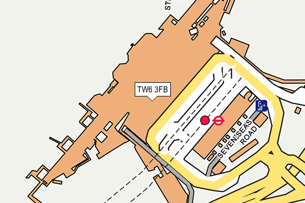 TW6 3FB map - OS OpenMap – Local (Ordnance Survey) TW6 3FB map - OS OpenMap – Local (Ordnance Survey)