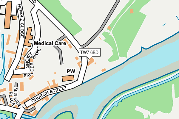 TW7 6BD map - OS OpenMap – Local (Ordnance Survey) TW7 6BD map - OS OpenMap – Local (Ordnance Survey)