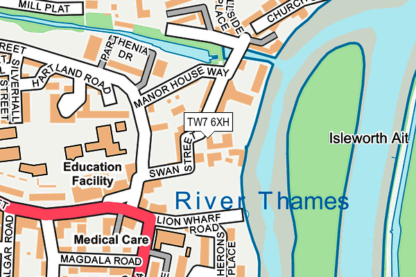 TW7 6XH map - OS OpenMap – Local (Ordnance Survey) TW7 6XH map - OS OpenMap – Local (Ordnance Survey)