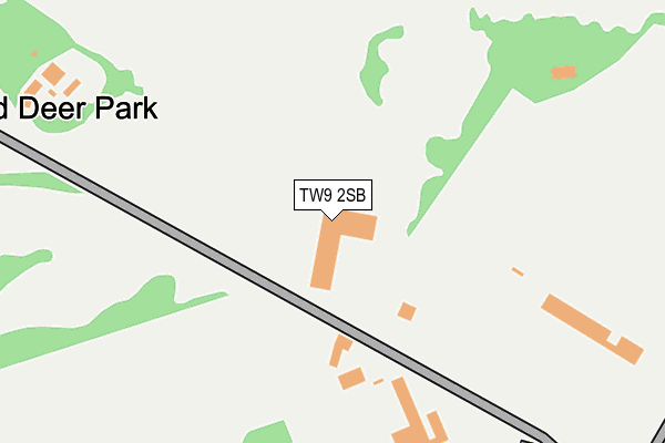 TW9 2SB map - OS OpenMap – Local (Ordnance Survey) TW9 2SB map - OS OpenMap – Local (Ordnance Survey)