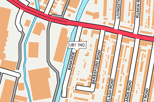 UB1 1NQ map - OS OpenMap – Local (Ordnance Survey) UB1 1NQ map - OS OpenMap – Local (Ordnance Survey)