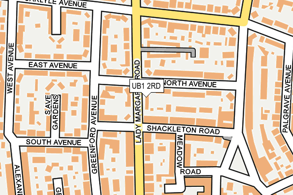 UB1 2RD map - OS OpenMap – Local (Ordnance Survey) UB1 2RD map - OS OpenMap – Local (Ordnance Survey)