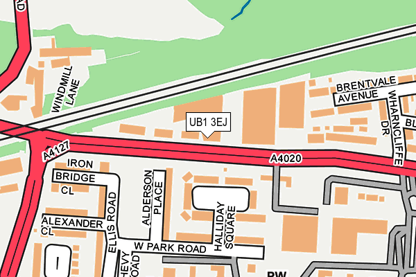 UB1 3EJ map - OS OpenMap – Local (Ordnance Survey) UB1 3EJ map - OS OpenMap – Local (Ordnance Survey)