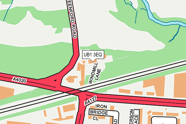 UB1 3EQ map - OS OpenMap – Local (Ordnance Survey) UB1 3EQ map - OS OpenMap – Local (Ordnance Survey)