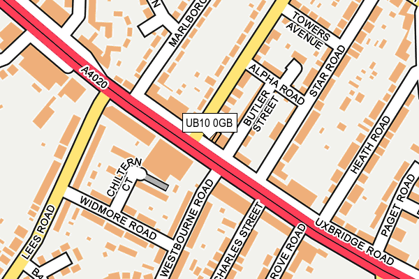 UB10 0GB map - OS OpenMap – Local (Ordnance Survey) UB10 0GB map - OS OpenMap – Local (Ordnance Survey)