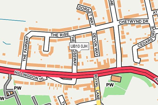UB10 0JH map - OS OpenMap – Local (Ordnance Survey) UB10 0JH map - OS OpenMap – Local (Ordnance Survey)