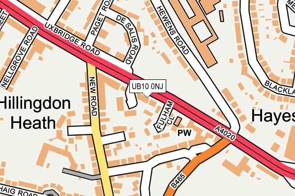 UB10 0NJ map - OS OpenMap – Local (Ordnance Survey) UB10 0NJ map - OS OpenMap – Local (Ordnance Survey)