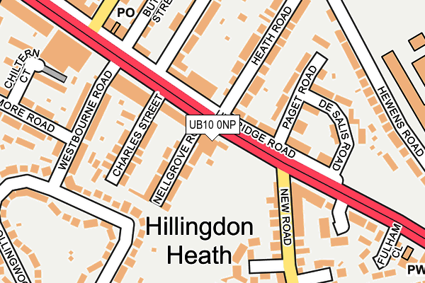 UB10 0NP map - OS OpenMap – Local (Ordnance Survey) UB10 0NP map - OS OpenMap – Local (Ordnance Survey)