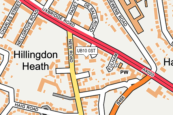 UB10 0ST map - OS OpenMap – Local (Ordnance Survey) UB10 0ST map - OS OpenMap – Local (Ordnance Survey)