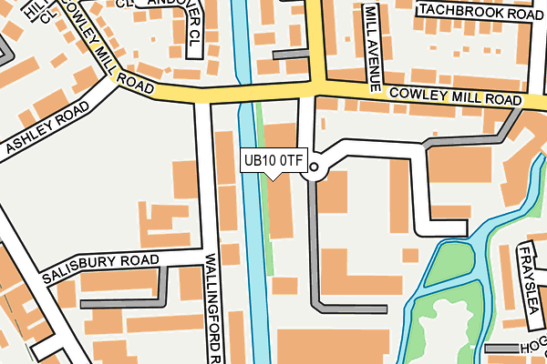 UB10 0TF map - OS OpenMap – Local (Ordnance Survey) UB10 0TF map - OS OpenMap – Local (Ordnance Survey)