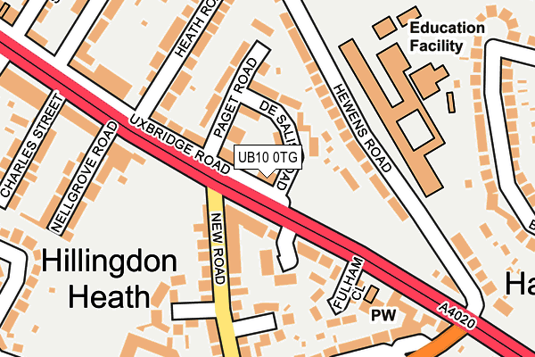 UB10 0TG map - OS OpenMap – Local (Ordnance Survey) UB10 0TG map - OS OpenMap – Local (Ordnance Survey)