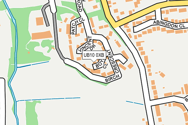 UB10 0XB map - OS OpenMap – Local (Ordnance Survey) UB10 0XB map - OS OpenMap – Local (Ordnance Survey)