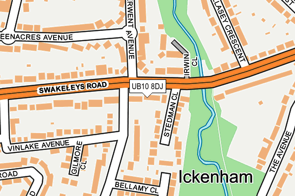 UB10 8DJ map - OS OpenMap – Local (Ordnance Survey) UB10 8DJ map - OS OpenMap – Local (Ordnance Survey)