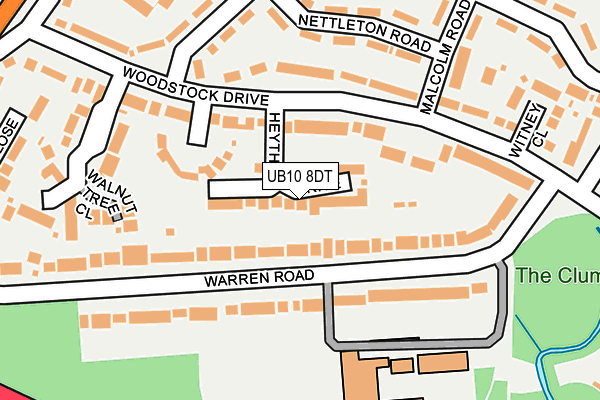UB10 8DT map - OS OpenMap – Local (Ordnance Survey) UB10 8DT map - OS OpenMap – Local (Ordnance Survey)