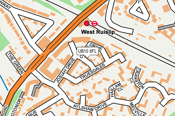 UB10 8FL map - OS OpenMap – Local (Ordnance Survey) UB10 8FL map - OS OpenMap – Local (Ordnance Survey)