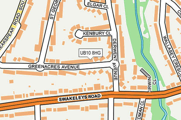 UB10 8HG map - OS OpenMap – Local (Ordnance Survey) UB10 8HG map - OS OpenMap – Local (Ordnance Survey)