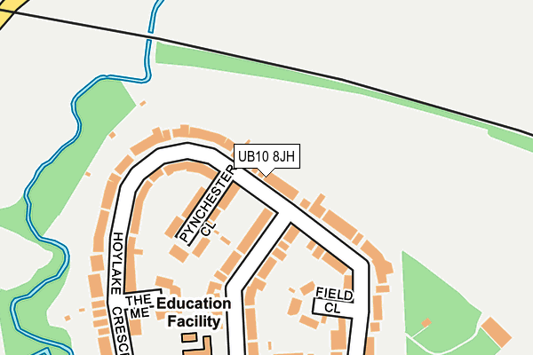 UB10 8JH map - OS OpenMap – Local (Ordnance Survey) UB10 8JH map - OS OpenMap – Local (Ordnance Survey)