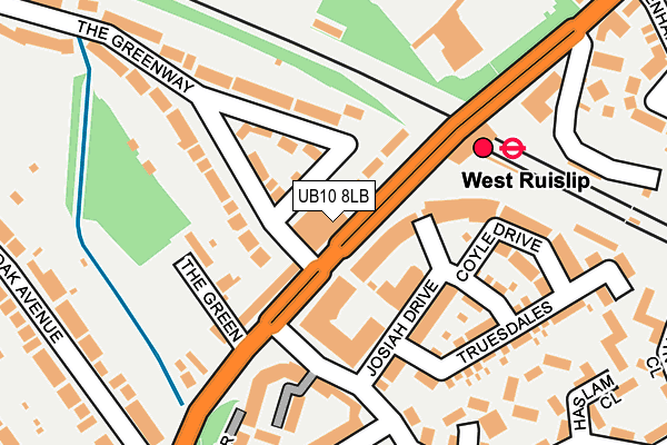 UB10 8LB map - OS OpenMap – Local (Ordnance Survey) UB10 8LB map - OS OpenMap – Local (Ordnance Survey)