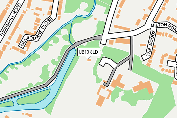 UB10 8LD map - OS OpenMap – Local (Ordnance Survey) UB10 8LD map - OS OpenMap – Local (Ordnance Survey)