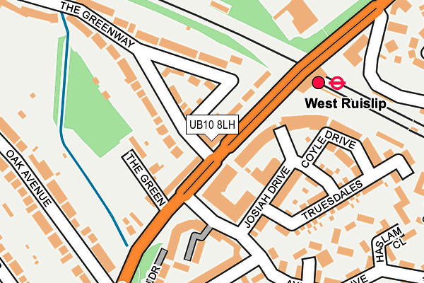 UB10 8LH map - OS OpenMap – Local (Ordnance Survey) UB10 8LH map - OS OpenMap – Local (Ordnance Survey)