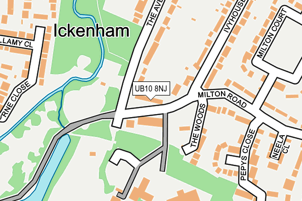 UB10 8NJ map - OS OpenMap – Local (Ordnance Survey) UB10 8NJ map - OS OpenMap – Local (Ordnance Survey)
