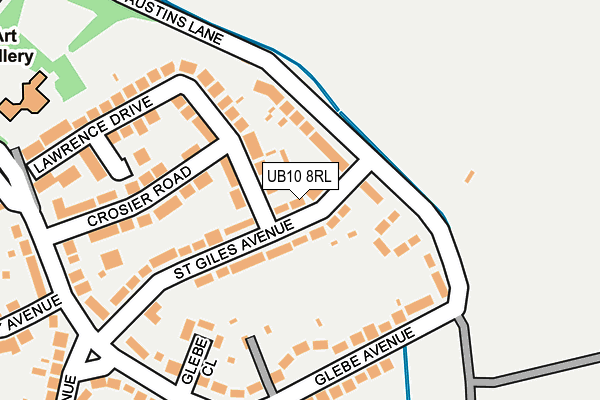 UB10 8RL map - OS OpenMap – Local (Ordnance Survey) UB10 8RL map - OS OpenMap – Local (Ordnance Survey)