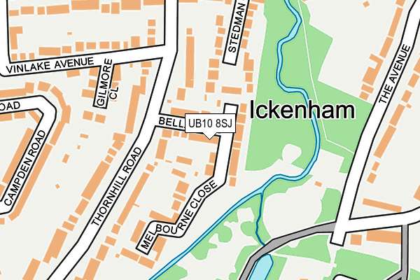 UB10 8SJ map - OS OpenMap – Local (Ordnance Survey) UB10 8SJ map - OS OpenMap – Local (Ordnance Survey)