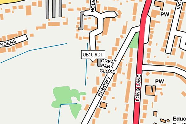 UB10 9DT map - OS OpenMap – Local (Ordnance Survey) UB10 9DT map - OS OpenMap – Local (Ordnance Survey)