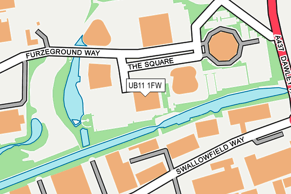 UB11 1FW map - OS OpenMap – Local (Ordnance Survey) UB11 1FW map - OS OpenMap – Local (Ordnance Survey)