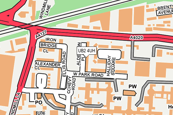 UB2 4UH map - OS OpenMap – Local (Ordnance Survey) UB2 4UH map - OS OpenMap – Local (Ordnance Survey)