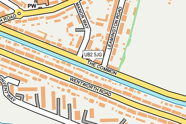 UB2 5JG map - OS OpenMap – Local (Ordnance Survey) UB2 5JG map - OS OpenMap – Local (Ordnance Survey)