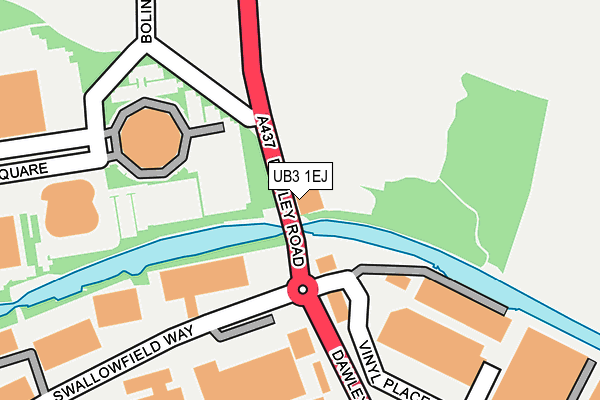 UB3 1EJ map - OS OpenMap – Local (Ordnance Survey) UB3 1EJ map - OS OpenMap – Local (Ordnance Survey)