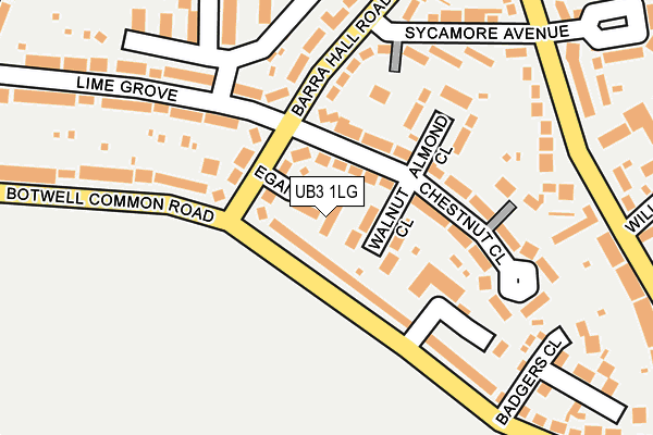 UB3 1LG map - OS OpenMap – Local (Ordnance Survey) UB3 1LG map - OS OpenMap – Local (Ordnance Survey)