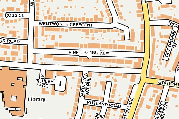 UB3 1NQ map - OS OpenMap – Local (Ordnance Survey) UB3 1NQ map - OS OpenMap – Local (Ordnance Survey)