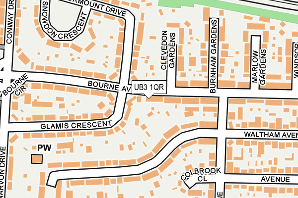 UB3 1QR map - OS OpenMap – Local (Ordnance Survey) UB3 1QR map - OS OpenMap – Local (Ordnance Survey)
