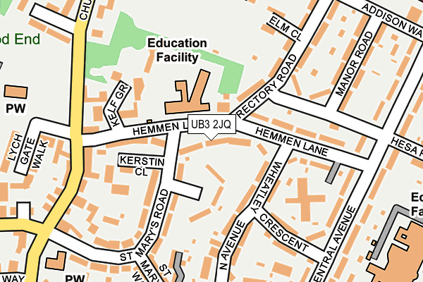 UB3 2JQ map - OS OpenMap – Local (Ordnance Survey) UB3 2JQ map - OS OpenMap – Local (Ordnance Survey)