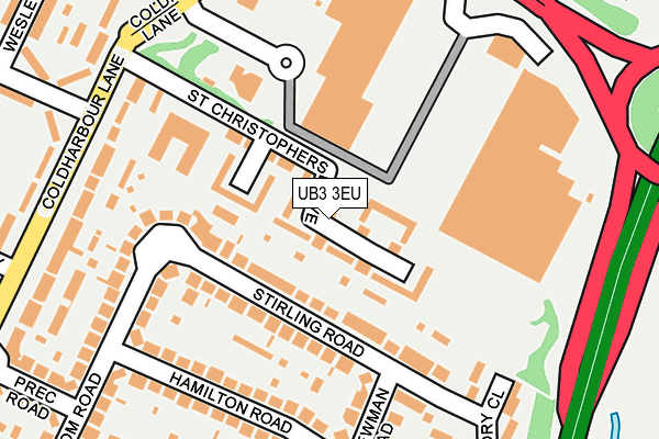 UB3 3EU map - OS OpenMap – Local (Ordnance Survey) UB3 3EU map - OS OpenMap – Local (Ordnance Survey)