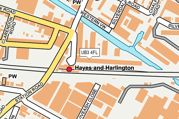 UB3 4FL map - OS OpenMap – Local (Ordnance Survey) UB3 4FL map - OS OpenMap – Local (Ordnance Survey)
