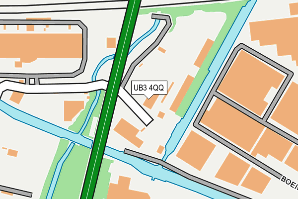 UB3 4QQ map - OS OpenMap – Local (Ordnance Survey) UB3 4QQ map - OS OpenMap – Local (Ordnance Survey)