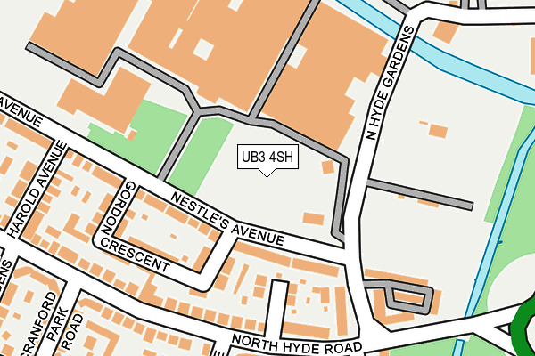 UB3 4SH map - OS OpenMap – Local (Ordnance Survey) UB3 4SH map - OS OpenMap – Local (Ordnance Survey)