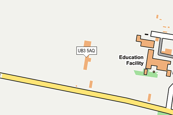 UB3 5AQ map - OS OpenMap – Local (Ordnance Survey) UB3 5AQ map - OS OpenMap – Local (Ordnance Survey)