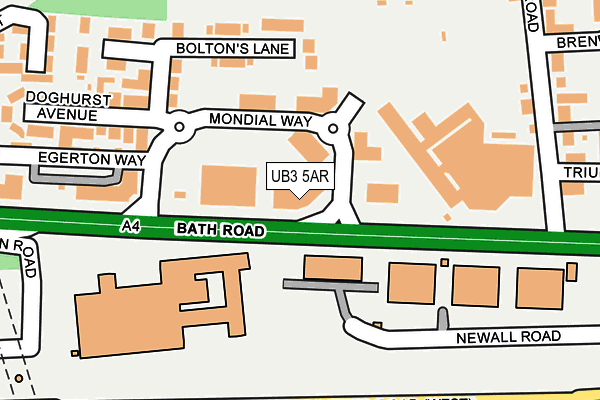 UB3 5AR map - OS OpenMap – Local (Ordnance Survey) UB3 5AR map - OS OpenMap – Local (Ordnance Survey)