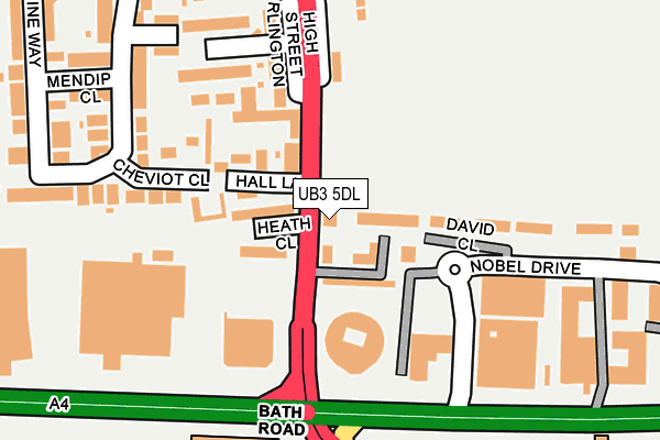 UB3 5DL map - OS OpenMap – Local (Ordnance Survey) UB3 5DL map - OS OpenMap – Local (Ordnance Survey)