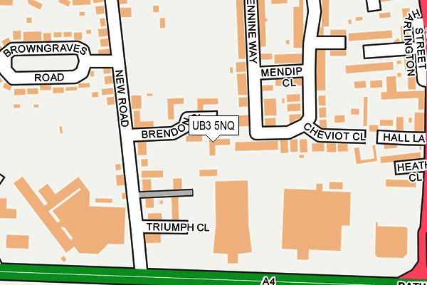 UB3 5NQ map - OS OpenMap – Local (Ordnance Survey) UB3 5NQ map - OS OpenMap – Local (Ordnance Survey)