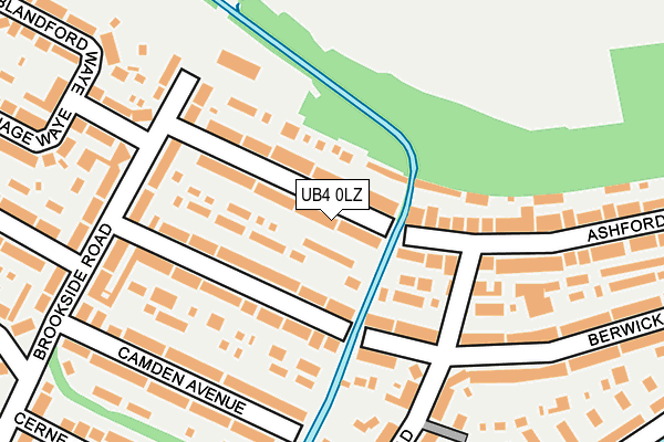 UB4 0LZ map - OS OpenMap – Local (Ordnance Survey) UB4 0LZ map - OS OpenMap – Local (Ordnance Survey)