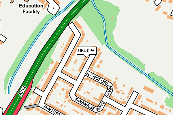 UB4 0PA map - OS OpenMap – Local (Ordnance Survey) UB4 0PA map - OS OpenMap – Local (Ordnance Survey)