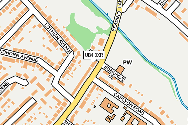 UB4 0XR map - OS OpenMap – Local (Ordnance Survey) UB4 0XR map - OS OpenMap – Local (Ordnance Survey)