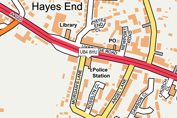 UB4 8HU map - OS OpenMap – Local (Ordnance Survey) UB4 8HU map - OS OpenMap – Local (Ordnance Survey)