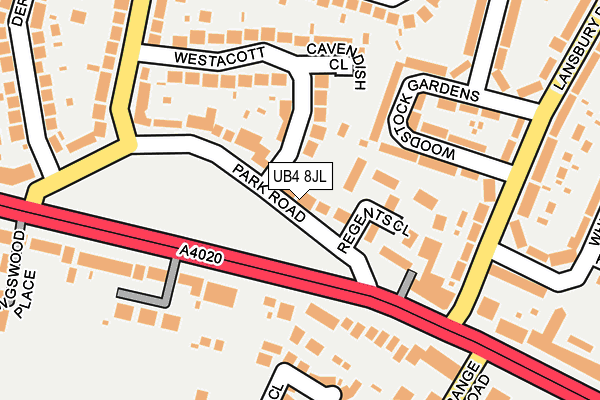 UB4 8JL map - OS OpenMap – Local (Ordnance Survey) UB4 8JL map - OS OpenMap – Local (Ordnance Survey)