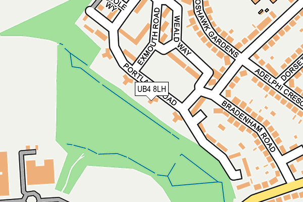 UB4 8LH map - OS OpenMap – Local (Ordnance Survey) UB4 8LH map - OS OpenMap – Local (Ordnance Survey)